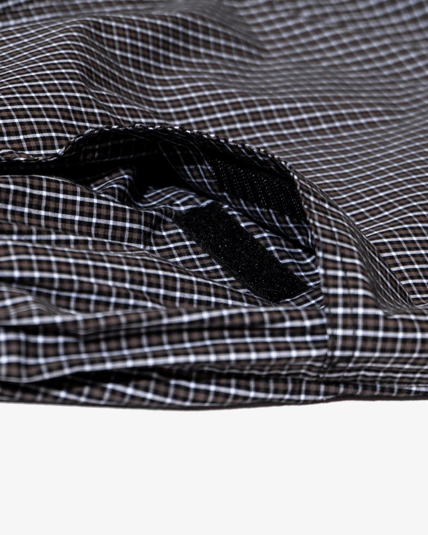 DEMARCOLAB - PLAID JUMBO SHORTS (Black)