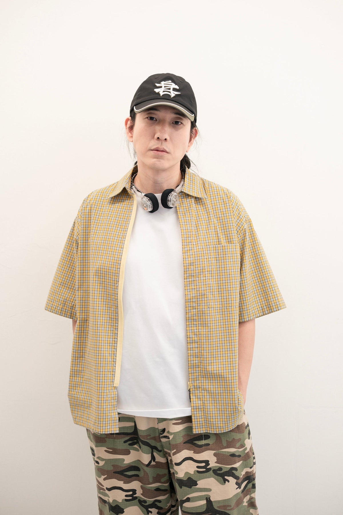DEMARCOLAB - THE DUDE S/S SHIRT - YELLOW