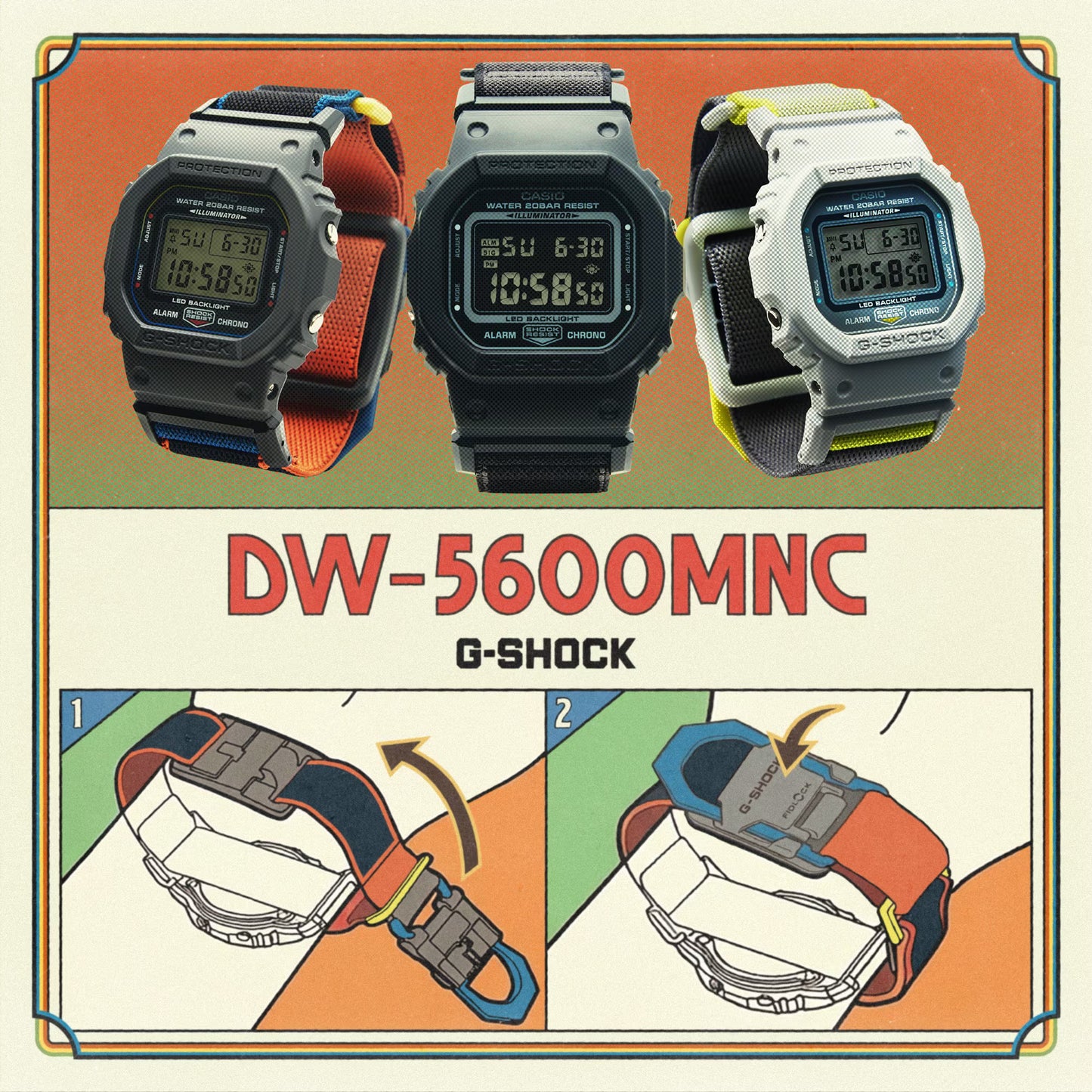 CASIO G SHOCK DW-5600MNC-1DR