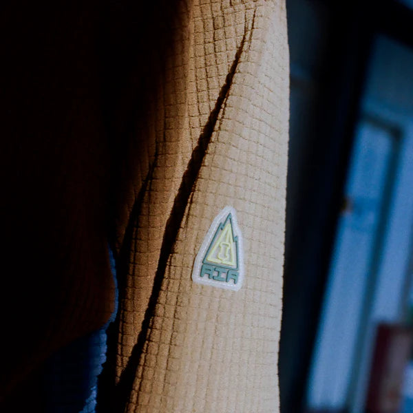 LIDAIRPEAKS - STELTH FLEECE PARKA "BROWN"