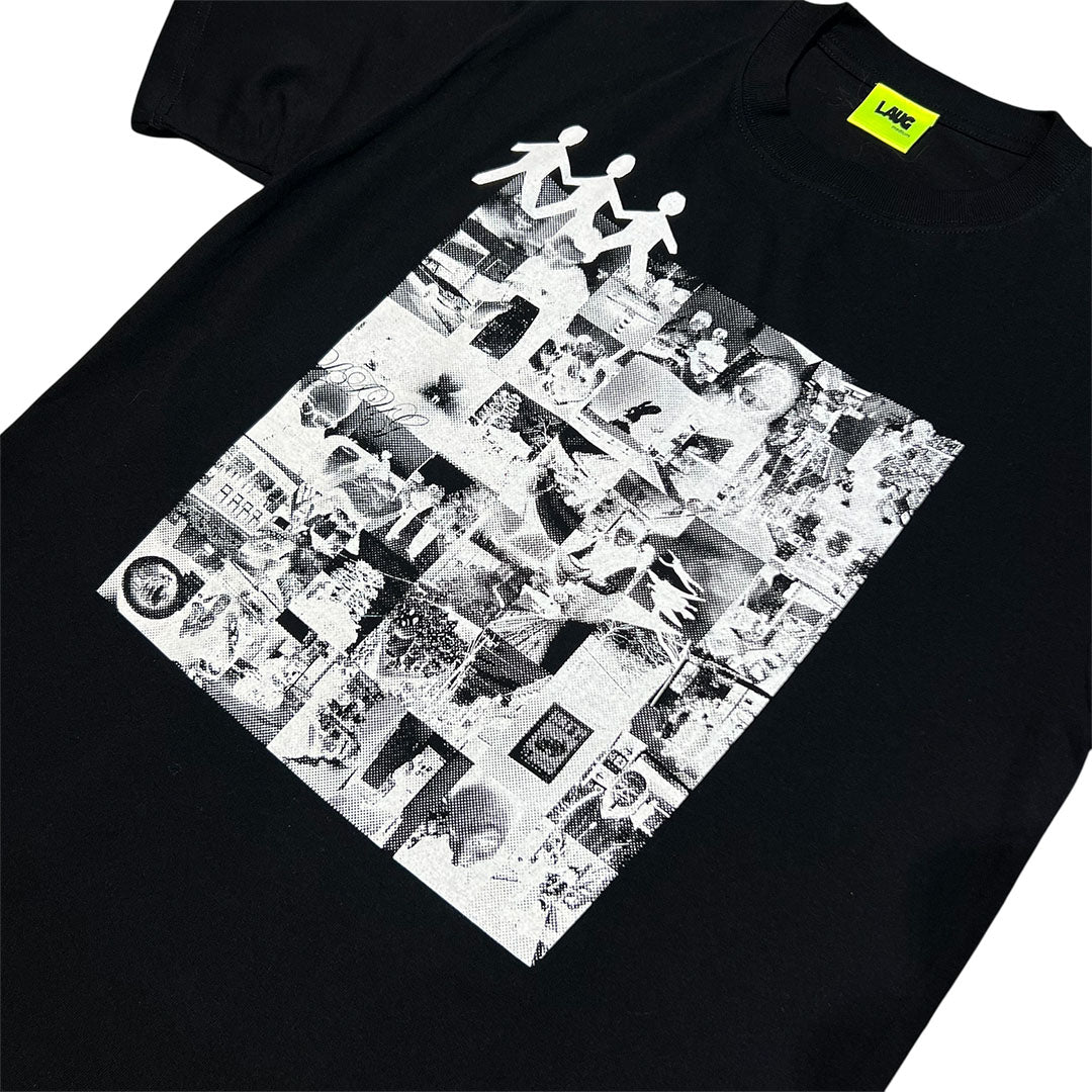 LAUG - TOMODACHI TEE - BLACK