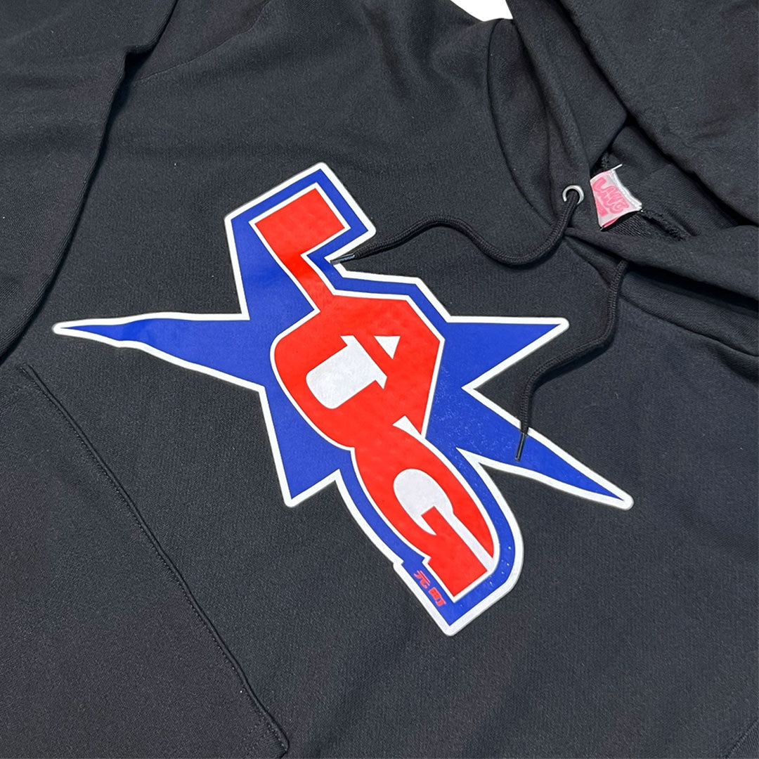 LAUG - MTMC STAR HOODIE - BLACK