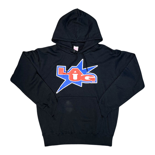 LAUG - MTMC STAR HOODIE - BLACK