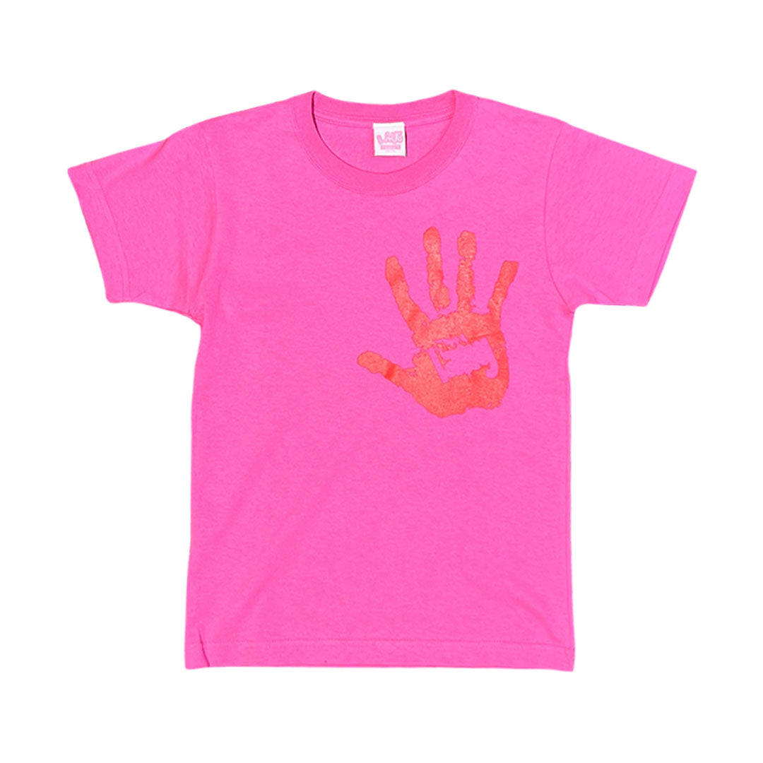 LAUG - YOKOZUNA HAND BABY TEE - PINK