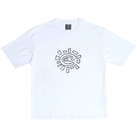 ADWYSD - SKETCHY @SUN T-SHIRT - WHITE
