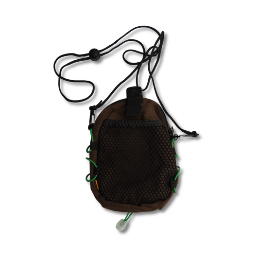 LOLAS HARDWARE - [CLOUD LOGO] SHOULDER & WAIST BAG - DARK BROWN