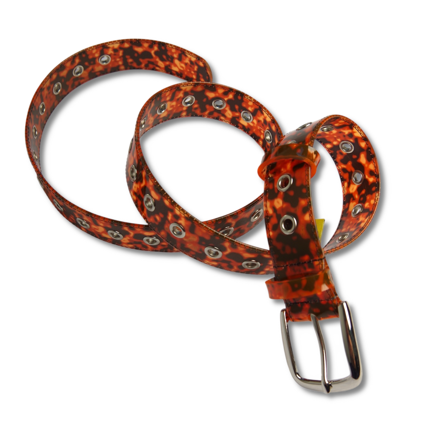 LOLAS HARDWARE - [FURY] PVC BELT - TIGER ORANGE