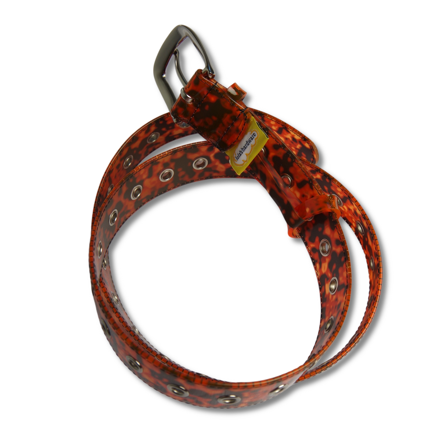 LOLAS HARDWARE - [FURY] PVC BELT - TIGER ORANGE
