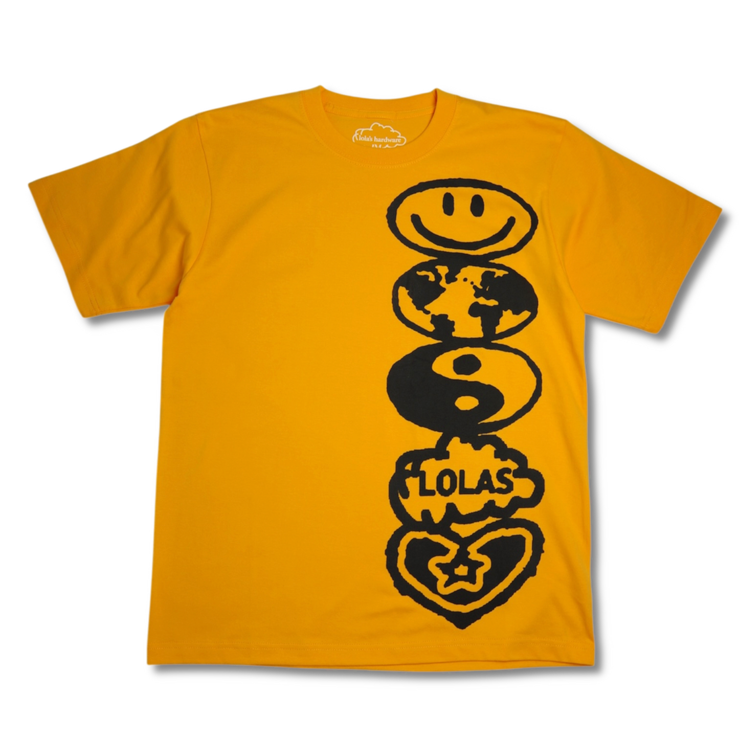 LOLAS HARDWARE - SYMBOLISM TEE - GOLDEN YELLOW