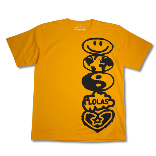 LOLAS HARDWARE - SYMBOLISM TEE - GOLDEN YELLOW