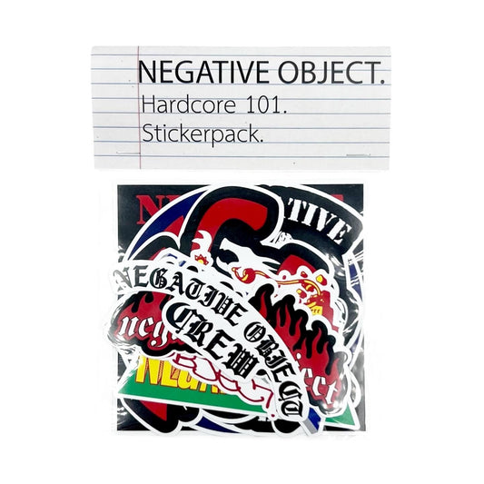 NEGATIVE OBJECT - HARDCORE 101 - STICKERPACK