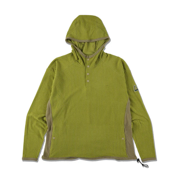LIDAIRPEAKS - STELTH FLEECE PARKA "LIME"