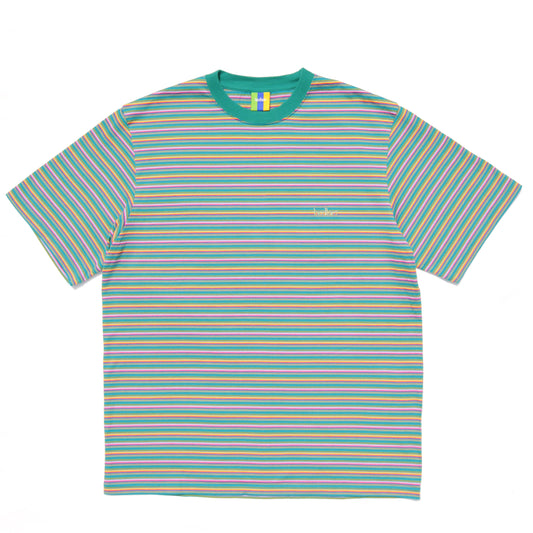 BEDLAM - DROOPS BORDER TEE - GREEN