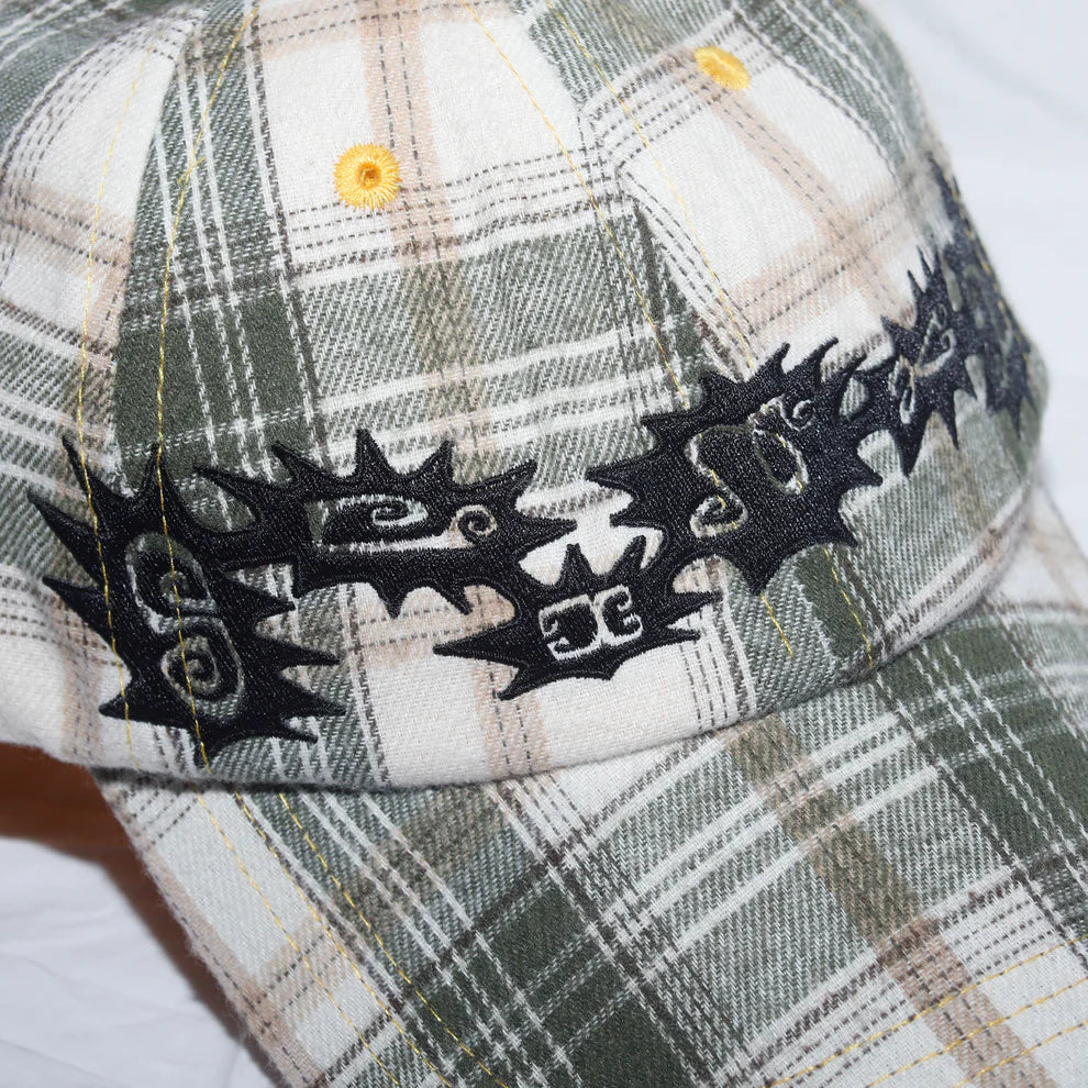 SLINKY - PLAID SPIKES HAT - GREEN