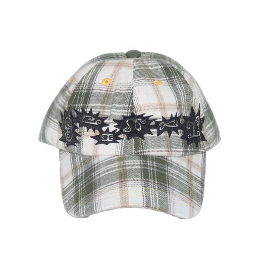SLINKY - PLAID SPIKES HAT - GREEN
