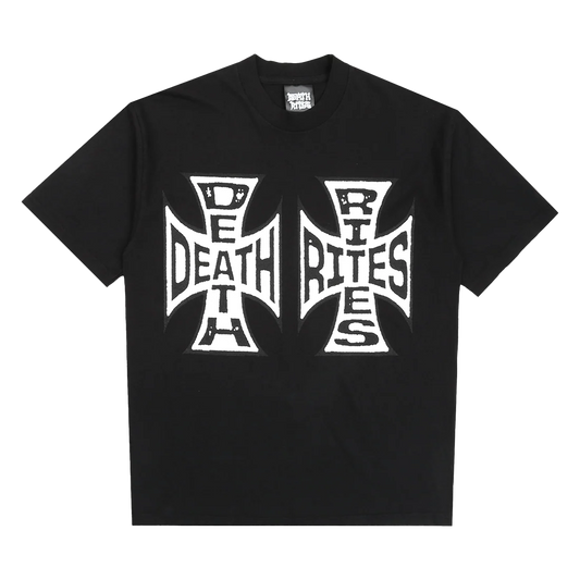 DEATH RITES - CROSSES SS T-SHIRT - BLACK