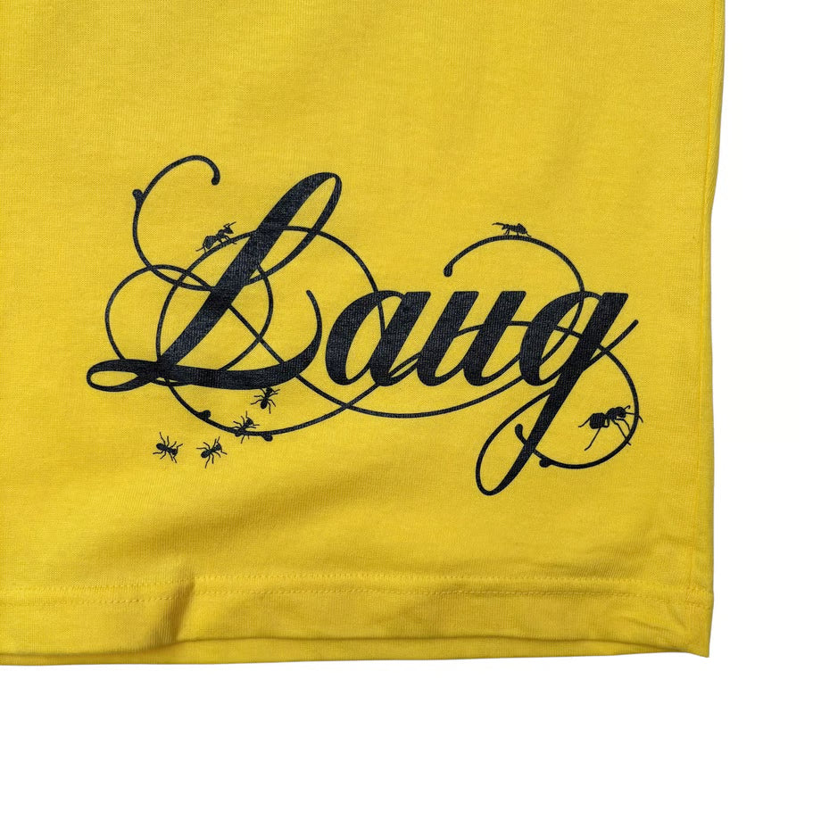 LAUG - ANT BABY TEE - YELLOW