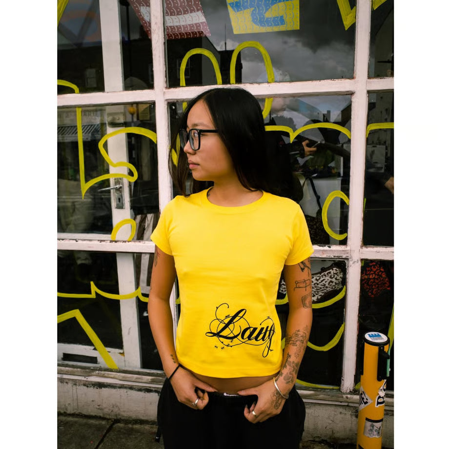 LAUG - ANT BABY TEE - YELLOW