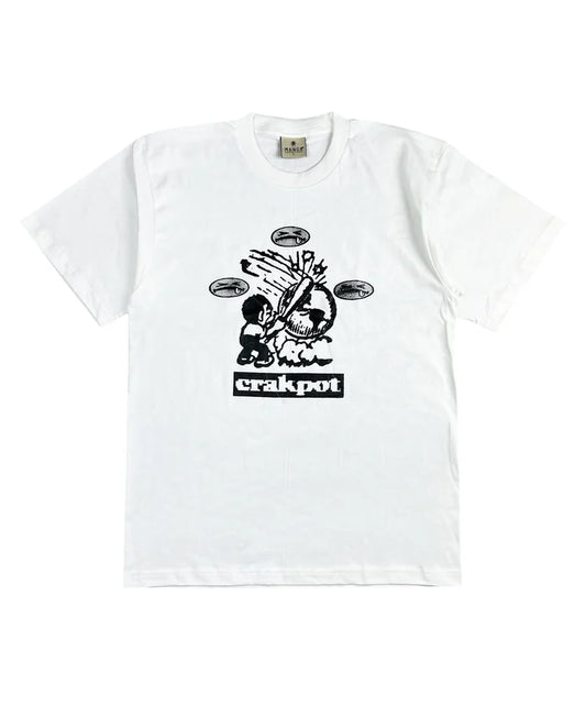 CRAKPOT - FTW TEE - WHITE
