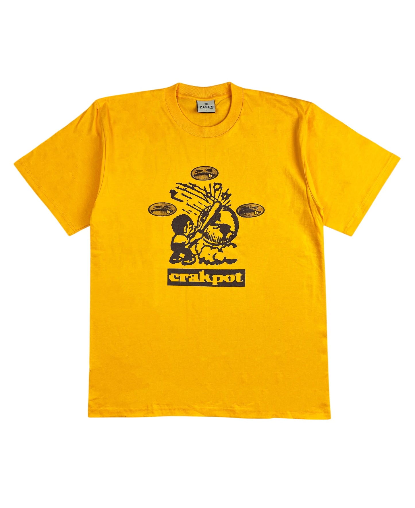 CRAKPOT - FTW TEE - YELLOW