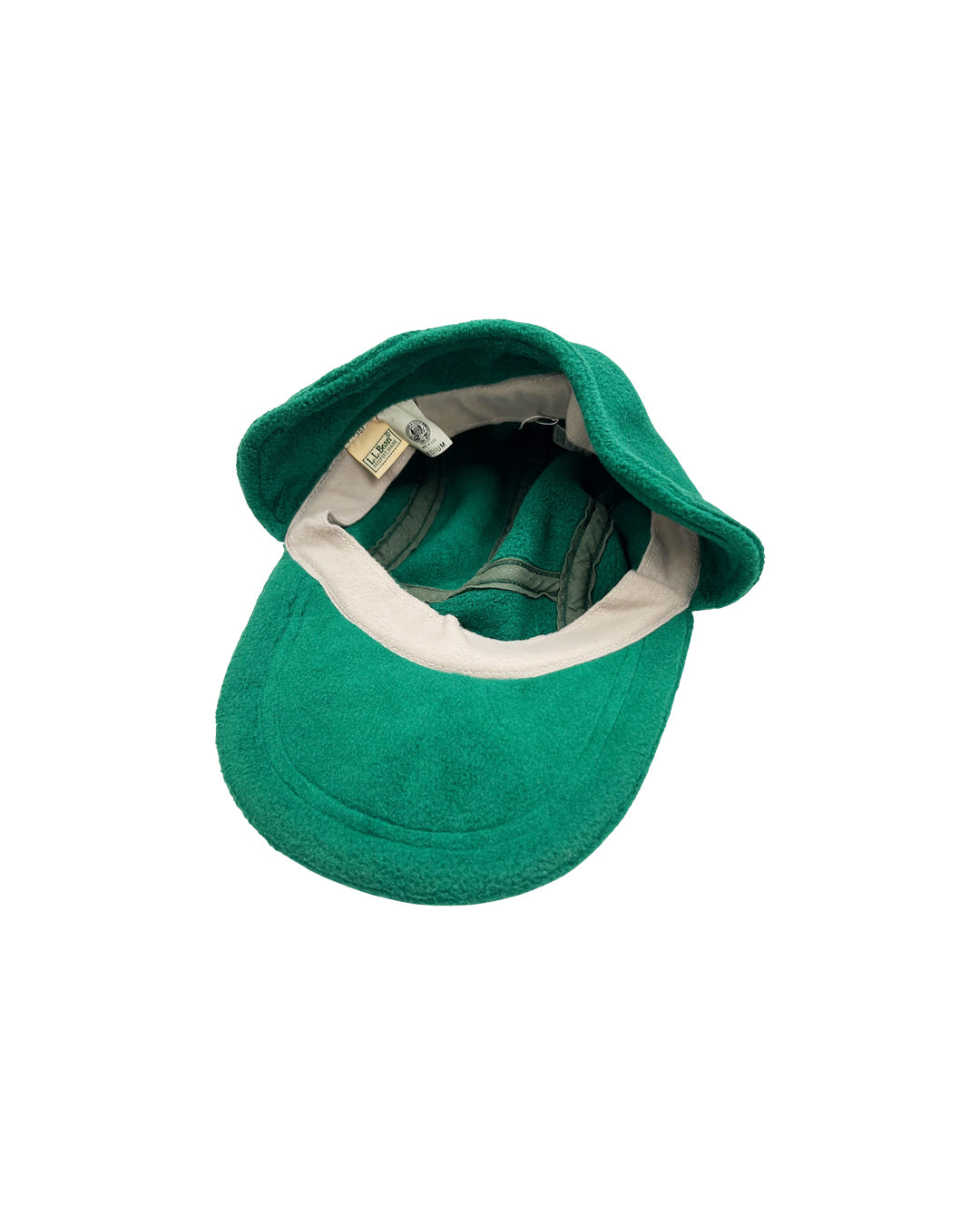 VINTAGE L.L.BEAN FLEECE EARFLAP - GREEN