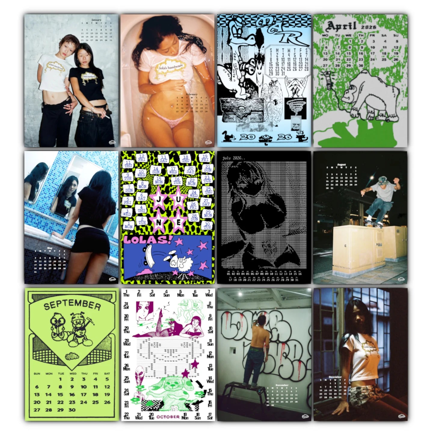 LOLA'S HARDWARE - 2026 CELENDAR N/A