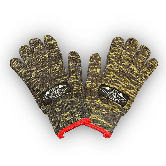 LOLA'S HARDWARE - D.I.Y. GLOVES - YELLOW/CHARCOAL