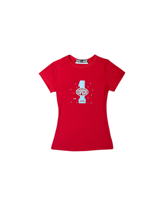 OPEN 1 HOUR - O1HR GIRL - RED