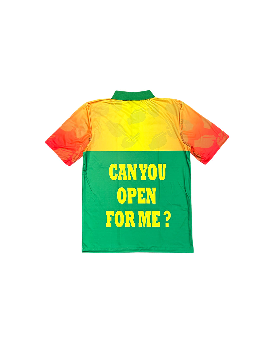 OPEN 1 HOUR - YES OR NO JERSEY - GREEN/YELLOW