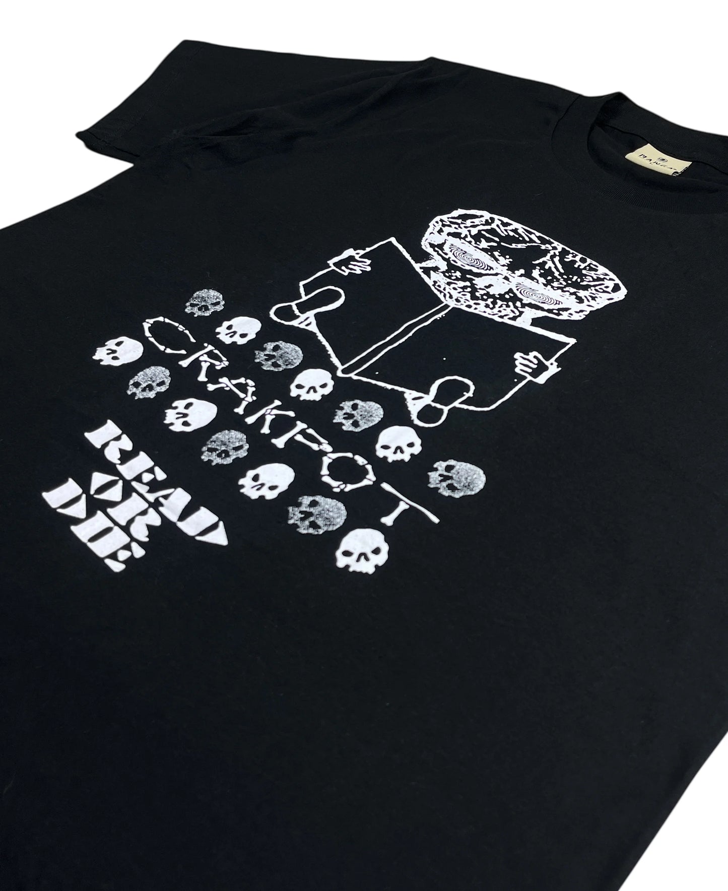 CRAKPOT - READ OR DIE TEE - BLACK