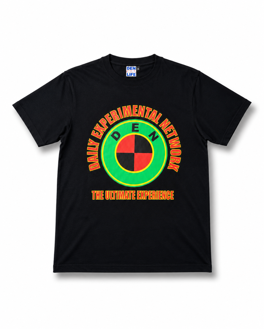 DEN - DAILY EXPERIMENTAL NETWORK T-SHIRT - BLACK