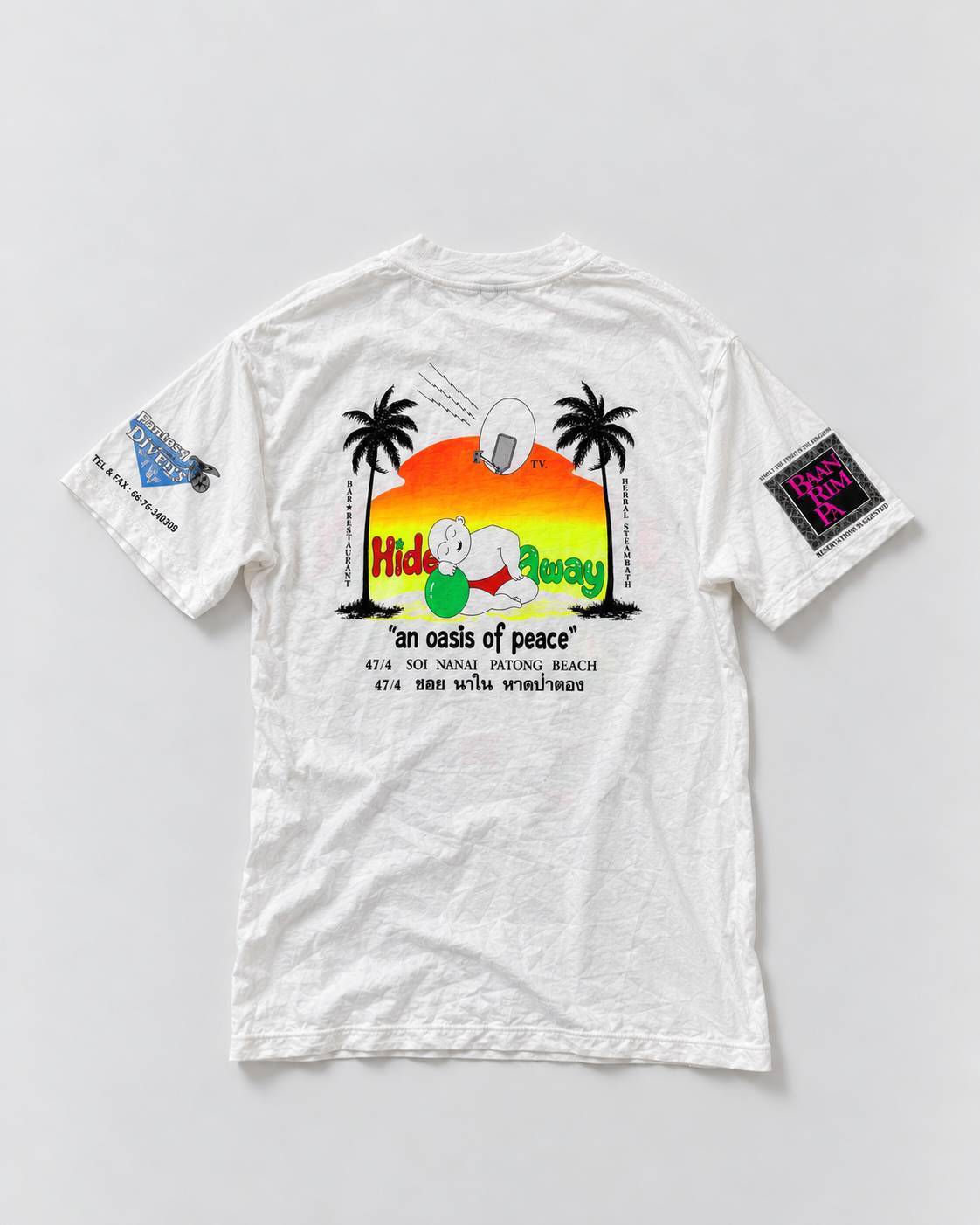 RARE VINTAGE PHUKET INTERHASH '92 T-SHIRT