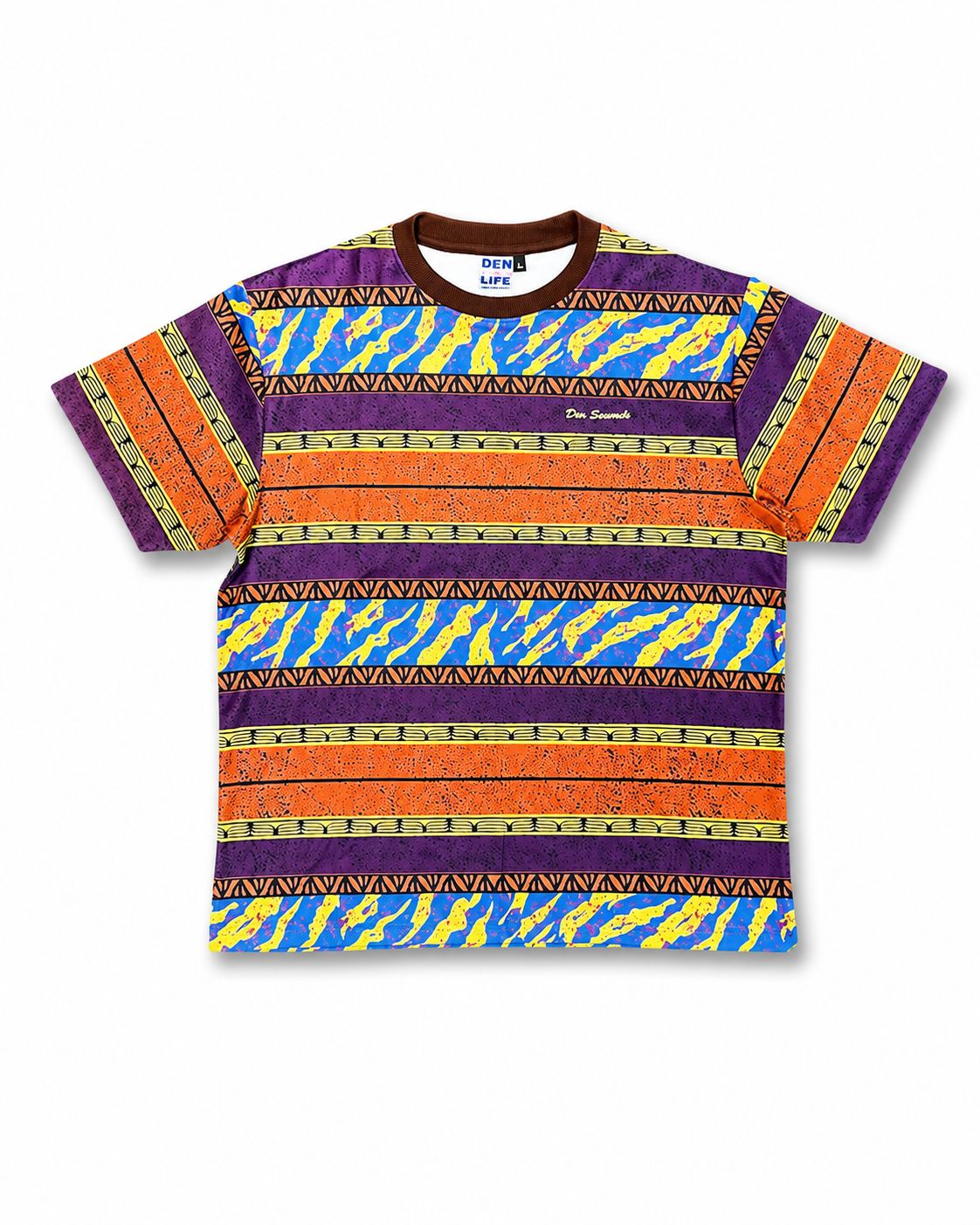 DEN - BORDERLINE STRIPE T-SHIRT - PINA COLADA
