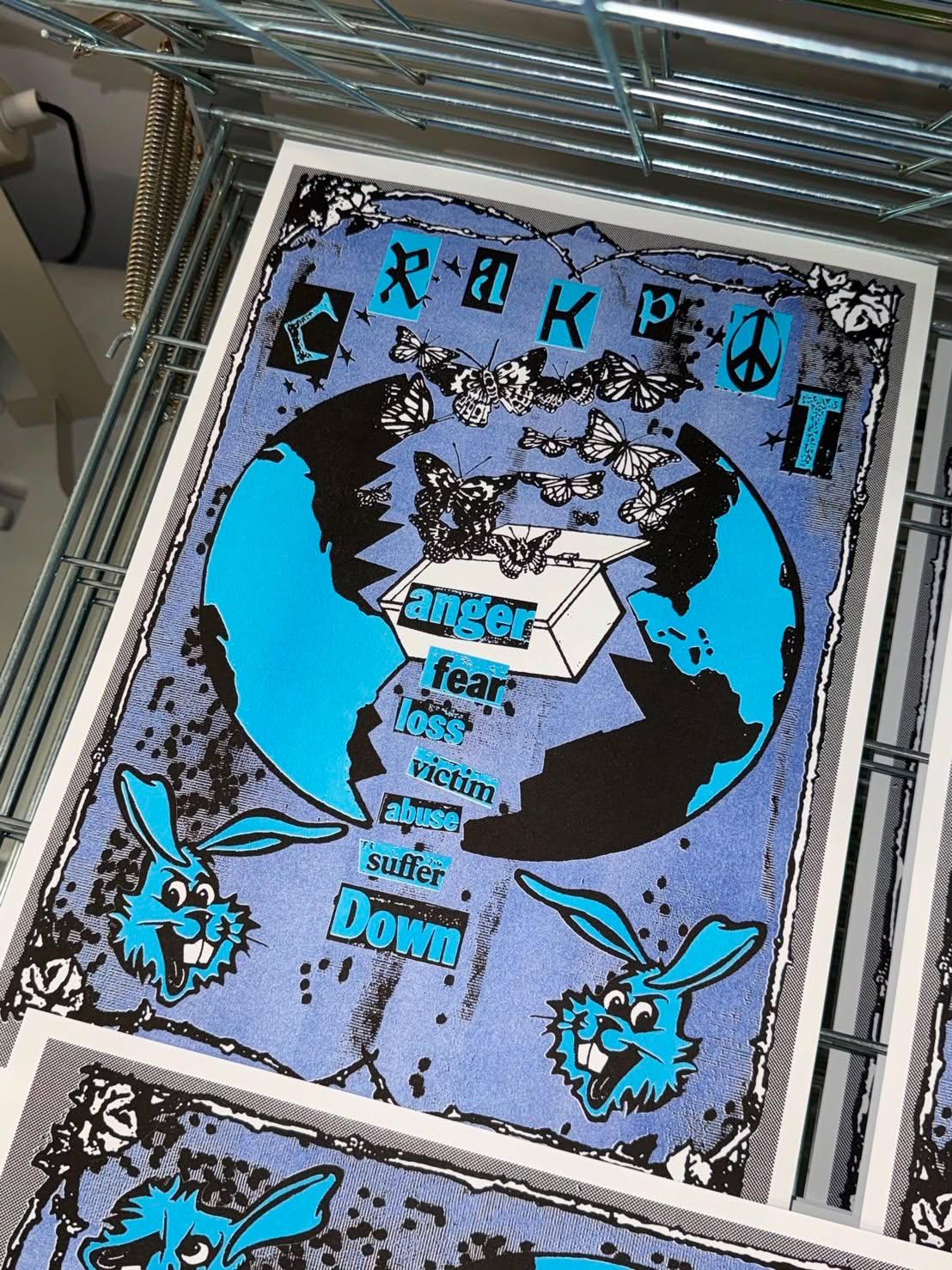 CRAKPOT PRESS - RISOGRAPH POSTER