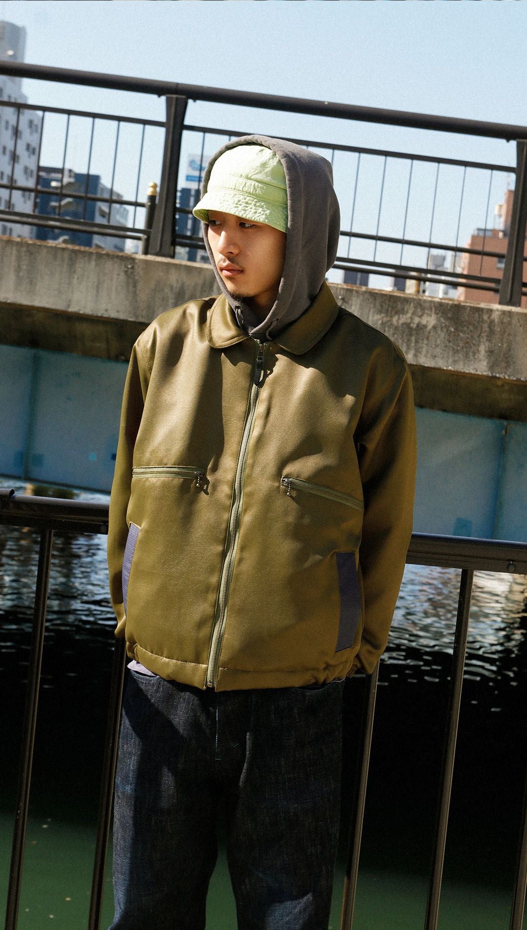 LIDAIRPEAKS - GENTLE STATE JACKET - OLIVE