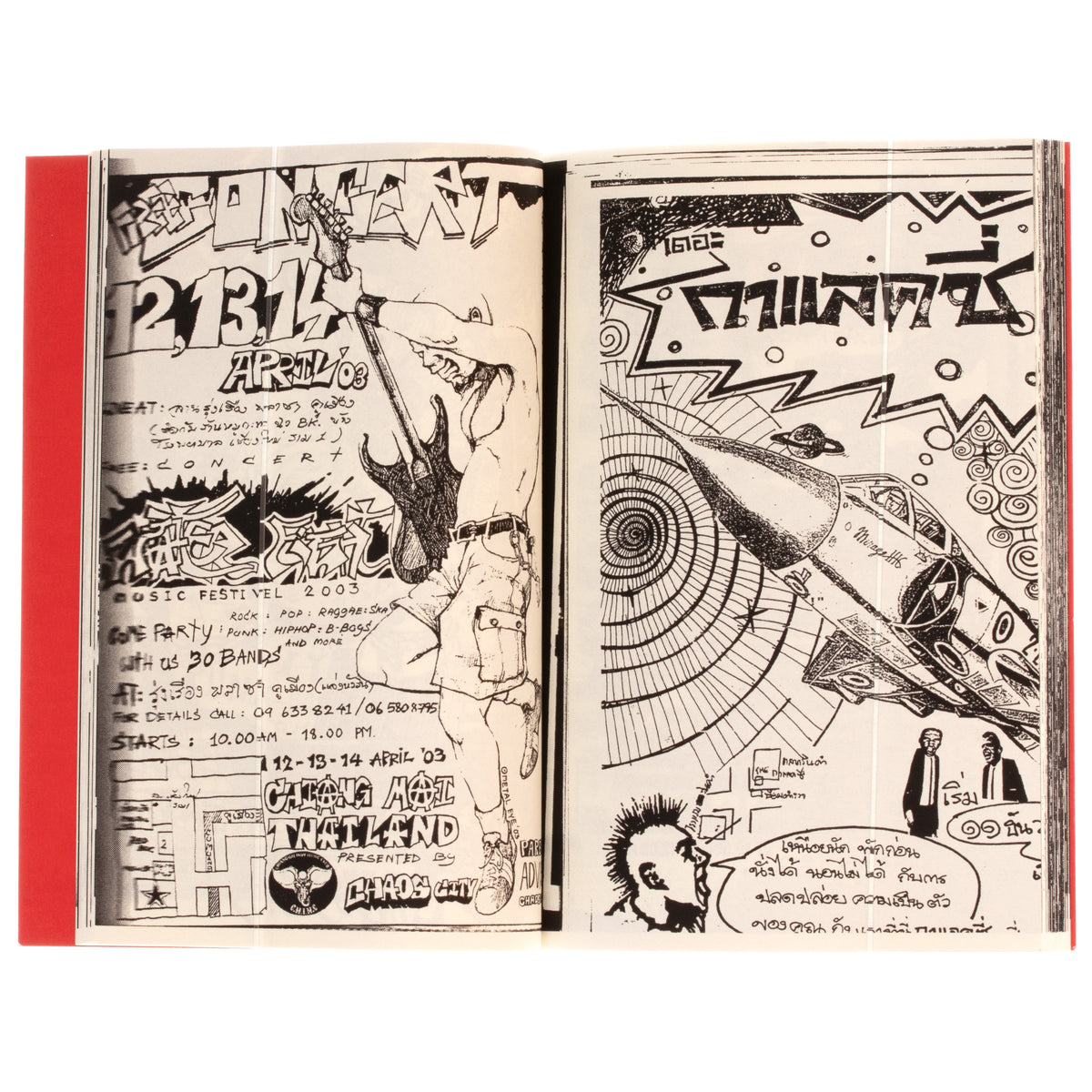 DEN - CHIANG MAI PUNK FLYERS - ZINE