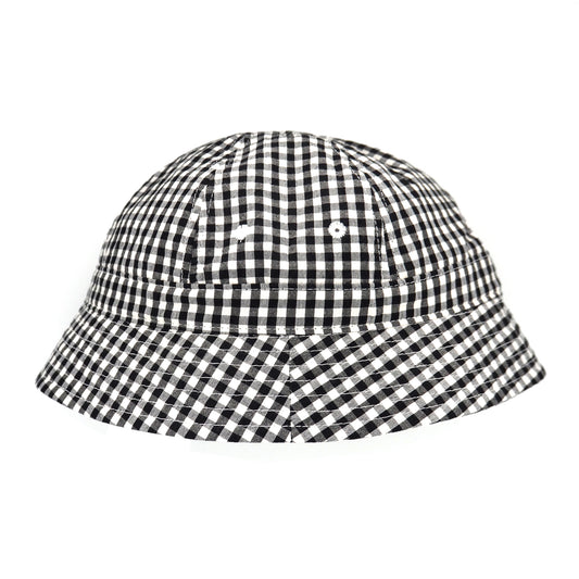 FOUND FEATHER - SAFARI HAT - BLACK CHECK