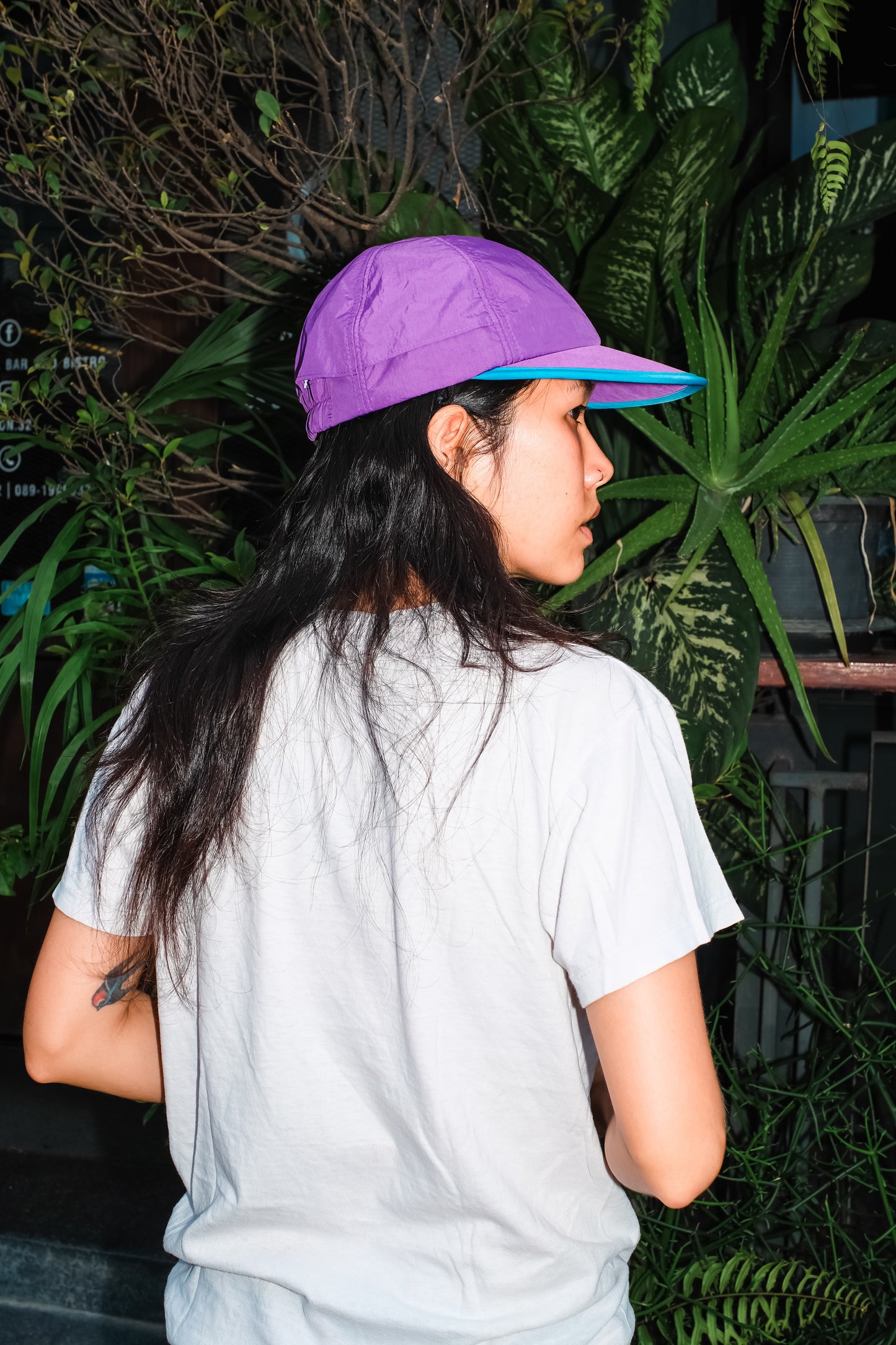 FOUND FEATHER - CLASSIC CORDED CAP - PURPLE