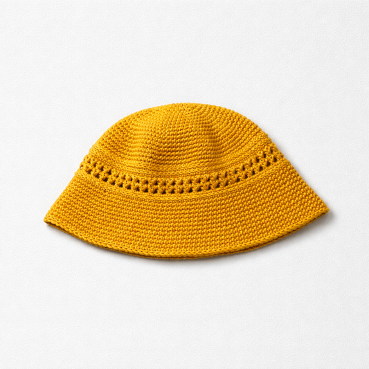 DEN CROCHET HAT RUST