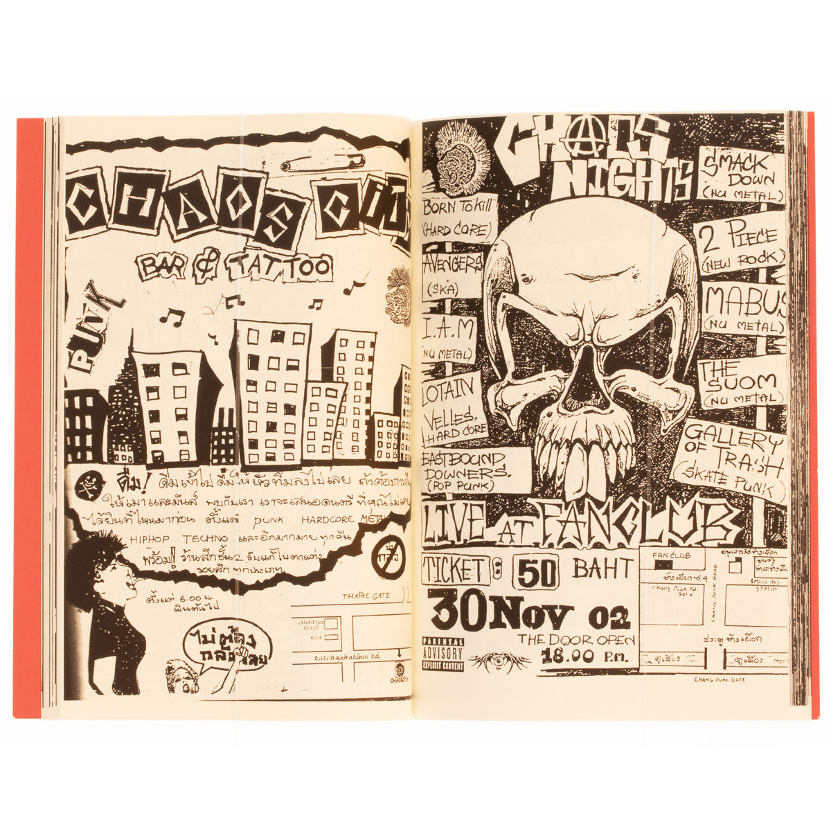 DEN - CHIANG MAI PUNK FLYERS - ZINE
