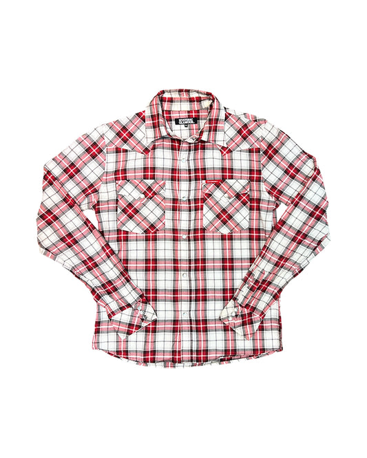 USED AND VINTAGE HYSTERIC GLAMOUR PLAID WESTERN SHIRT
