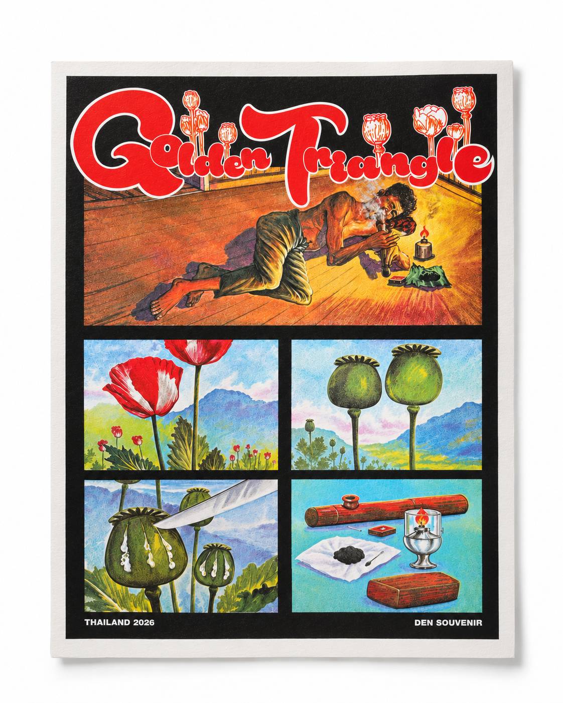 GOLDEN TRIANGLE RISO POSTER