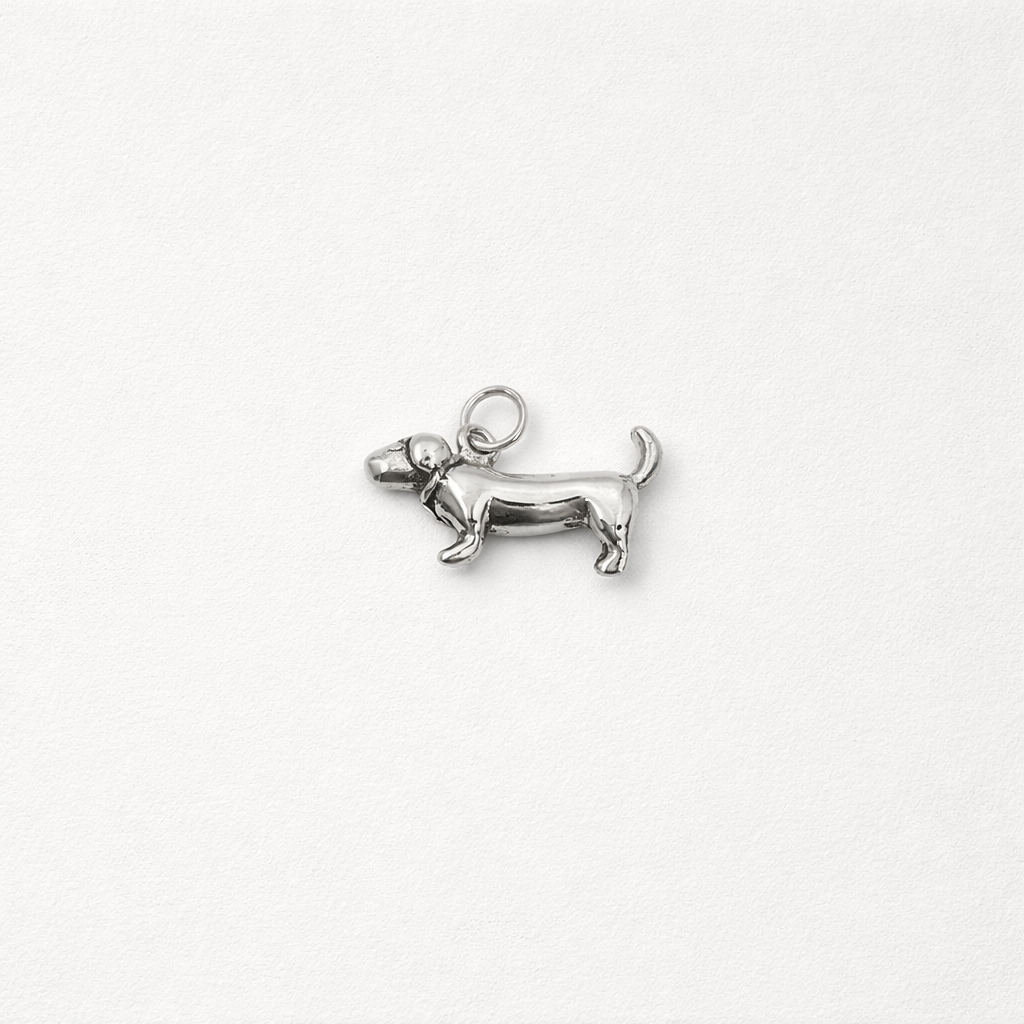 DACHSHUND SILVER PENDANT
