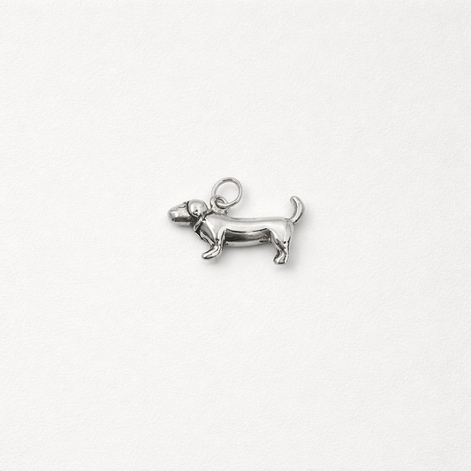 DACHSHUND SILVER PENDANT