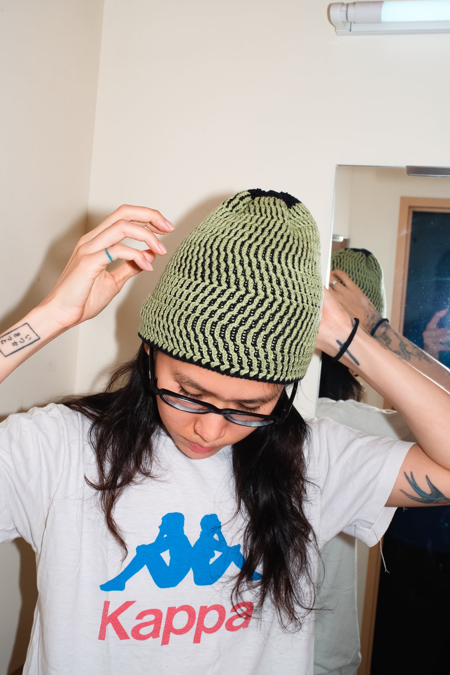 FOUND FEATHER - WAVE SKULLY - PISTACHIO BLAC