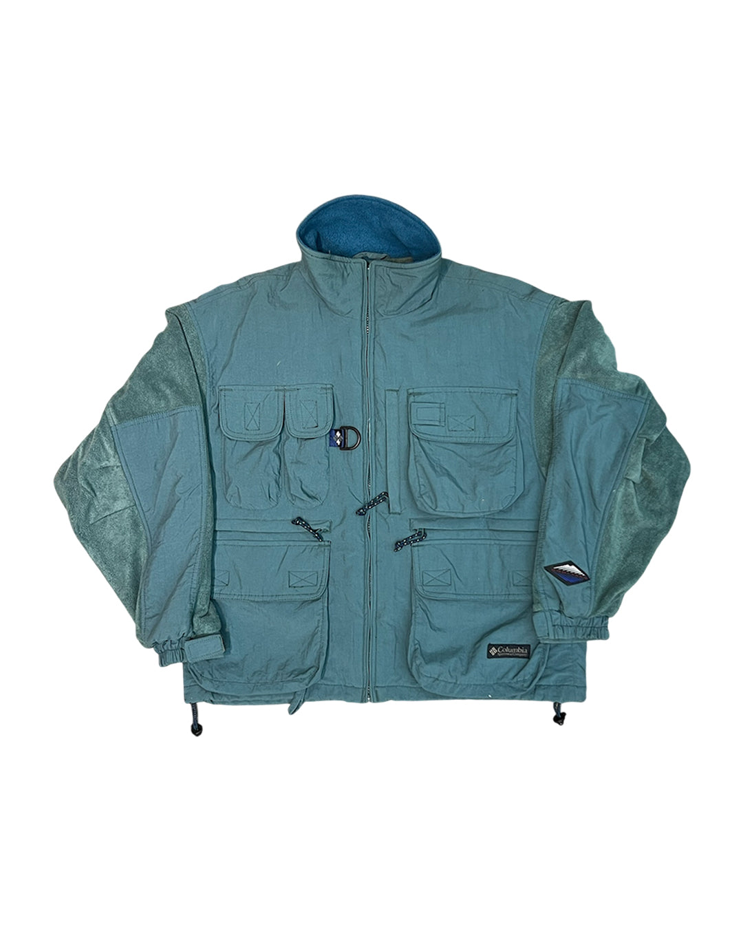 USED & VINTAGE COLUMBIA UTILITY FLEECE JACKET (GREEN)