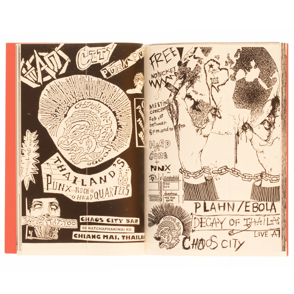 DEN - CHIANG MAI PUNK FLYERS - ZINE