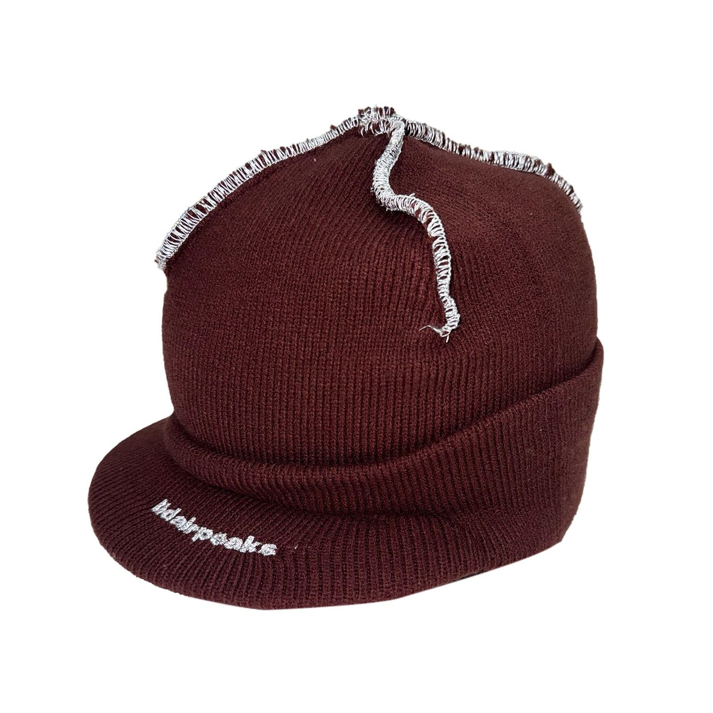 LIDAIRPEAKS - PEAK STITCH BEANIE - MAROON