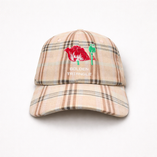DEN - GOLDEN TRIANGLE - PLAID CAP SALMON