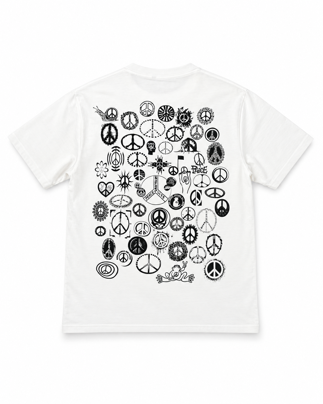 DEN SOUVENIR × CRAKPOT PRESS PEACE GRAPHIX TEE